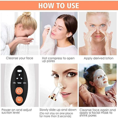 Glow effortlessly with the Blackhead Removal Machine