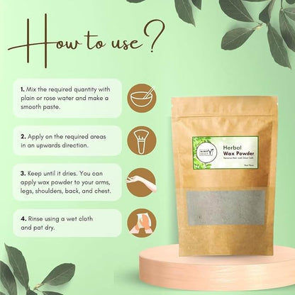 Herbal Wax Powder 50 gm each Pack of 2