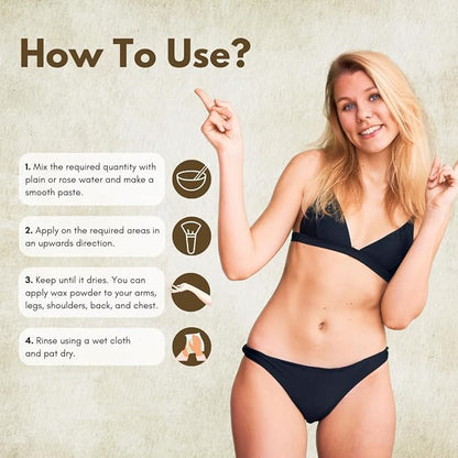 Herbal Wax Powder 50 gm each Pack of 2