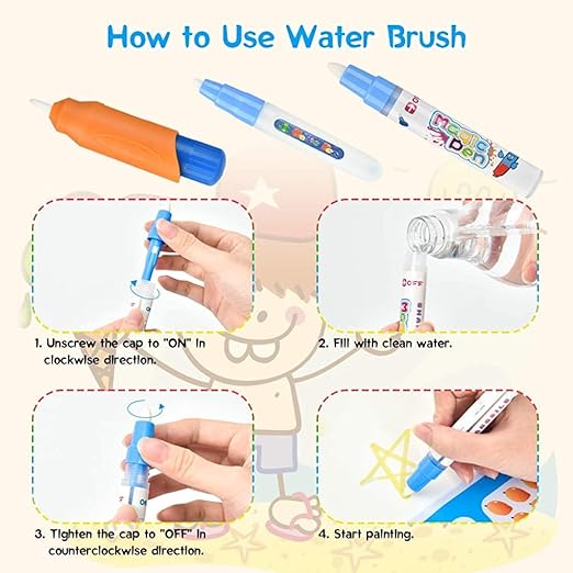 Aqua Painting Drawing Mat | Mess Free Learning Toy Mat